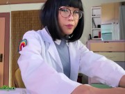 Preview 1 of Aedon Flux - Dr. Fujita from Maniac Ignores you While Smoking a Cigarette Cum Countdown Bribe