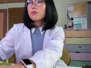 Preview 4 of Aedon Flux - Dr. Fujita from Maniac Ignores you While Smoking a Cigarette Cum Countdown Bribe