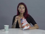 Preview 2 of Porn Stars Eating: Tera Patrick Eats Cracker Jacks!