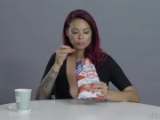 Preview 3 of Porn Stars Eating: Tera Patrick Eats Cracker Jacks!