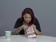 Preview 6 of Porn Stars Eating: Tera Patrick Eats Cracker Jacks!