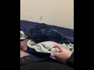 female orgasm, verified amateurs, fishnet stockings, whisper