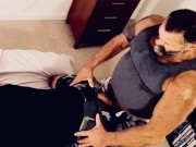 Preview 1 of Hairy, cigar, muscle military raw fucks silver 's loose mancunt bareback.