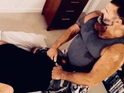 Preview 3 of Hairy, cigar, muscle military raw fucks silver 's loose mancunt bareback.
