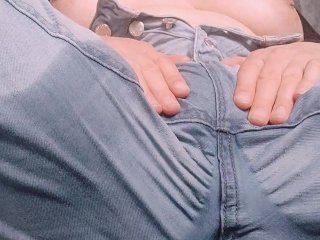 Bbw_Wetting and Masturbating Til Orgasm in Piss SoakedJeans After Long Hold