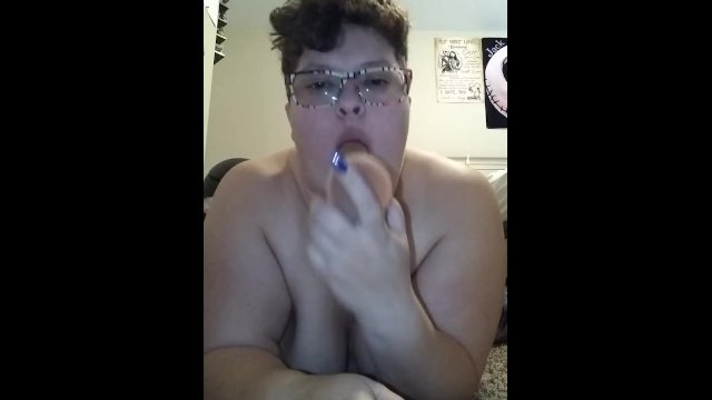 Thicc bbw playing with toys.
