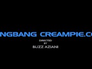 Preview 2 of Gangbang Creampie | Sexy Skater Girl Gets Hardcore Fucked By Jacked Massive Cocks