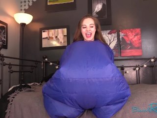 blackxrose92, humor, body inflation, inflatable suits