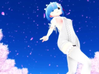 [petite Erotische Meneer MMD] Rem CADEAU [MMD Rezero]