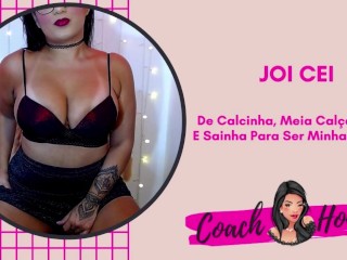 In a Skirt, Panties, Pantyhose and Heels to be my little Bitch! | JOI CEI | Guided Handjob | # 11