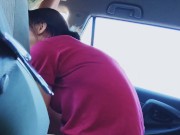 Preview 2 of Anal first time in the backseat in public