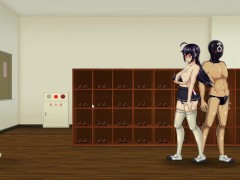 Breeding Logs [Japanese Hentai game] Ep.1 fuck bucket head and squirting in a public library
