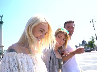 Shares A Cock With Her In Anal Threesome screenshot number 0