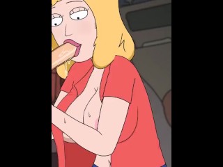 Rick and Morty - A Way Back Home - Sex Scene Only - Part 5 Beth #5 By LoveSkySanX