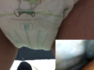 009 パンパースにおもらし！だんだんと膨らみます