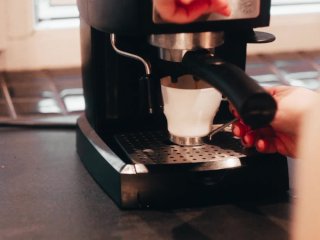Naked Redhead Girl Cooking Cupcakes_and Preparing Coffee
