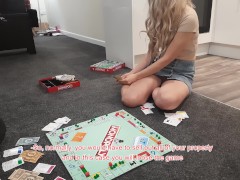 Video Naive best friend's wife gets fucked to pay debts in Monopoly.