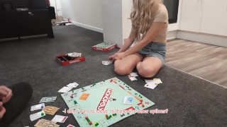 Naive best friend's wife gets fucked to pay debts in Monopoly.0