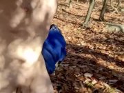 Preview 3 of Long naked hike and outdoor masturbation