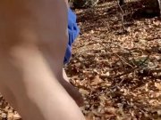 Preview 4 of Long naked hike and outdoor masturbation