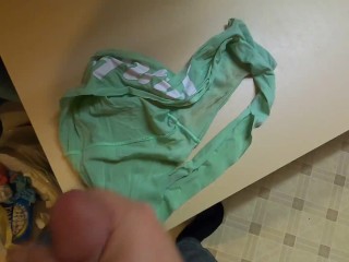 Cumming Onto My Girlfriends Dirty Panties #4