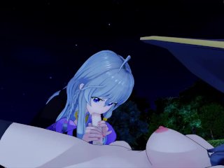 FUTA KONOSUBA MEGUMIN X WANDERING WITCH ELAINA 3D HENTAI