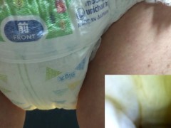 011 ムーニーマンのおむつでおしっこ！ギャザーがしっかり漏れを防いでくれます！ - Screenshot 4 of 16 - おむつ