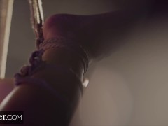 Video Deeper. Adriana Chechik gets tied, suspended and fucked hard