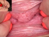 Girl opens her pussy HD