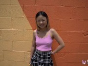真正的热亚洲Lulu Chu 在色情选角期间性交- Pornhub.com