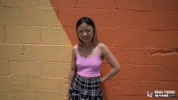 Real Hot Asian Lulu Chu Fucked During Porn Casting