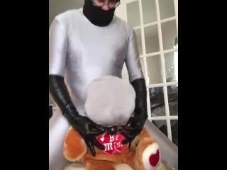 HumpingThe Teddy Bear_Wearing Spandex