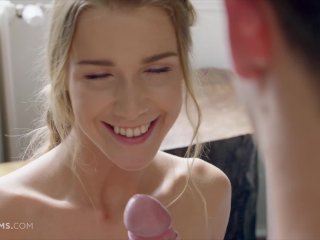 fast fuck, most beautiful girl, Michael Fly, slow cock licking