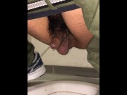 Preview 5 of Men's toilet pee drips from the phimosis pee drips down the foreskin