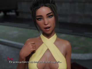 visual novel game, big ass, 3d, small tits