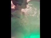 Preview 1 of Mom squirts whilst being played with in hot tub