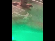 Preview 5 of Mom squirts whilst being played with in hot tub