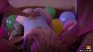 Cock and pussy present for her Birthday