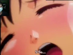 Video Curious Anime Stepsister Masturbates in front of Brother and loses virginity Uncensored Hentai