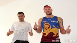 Dominant & Controlling Randy Top Takes Control of Aussie Harvey In Australia - Interview & Fuck