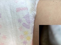 014 おむつにおもらし！！おむつがもこもこですごく気持ちいいです…！part.2 - Screenshot 8 of 16 - おむつ