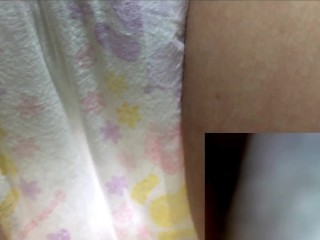 014 Смачивание подгузниками! !! Подгузник набухает и приятно ощущается ...! 2