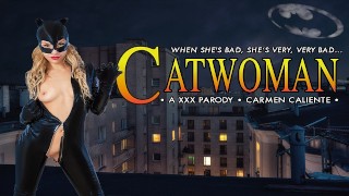 Latina Carmen Caliente As CATWOMAN Taking Care Of Dark Knight