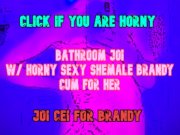 Preview 6 of Be dominated by a Shemale on your Toilet BATHROOM JOI CEI