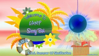 Запись через громкоговорители в лагере Сисси Бой, как все неженки сосут член для Госпожи