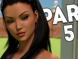 brunette, 60fps, big tits, pc gameplay