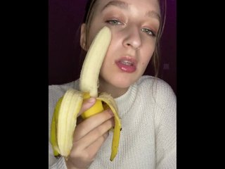 Blow Job with banana