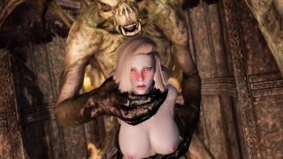 Andara Visits A Dungeon And Satisfies Her Secret Desires Video Game Monster Porn