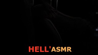 ASMR - Cena de Sexo do Capeta - Sexo Selvagem na Doce Buceta da Pecadora - Gozada Interna no Inferno