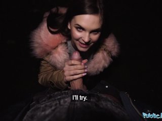 Public_Agent Curvy Natural Body Student with Big Natural BoobsOutdoor Fucking